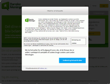 Tablet Screenshot of danskemeninger.dk
